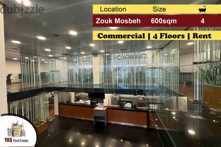 Zouk Mosbeh 600m2 | Commercial for Rent | 3 floors | Main Road | ELMY