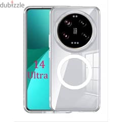 Wlons Magnetic Clear Cover for Xiaomi 14 Ultra