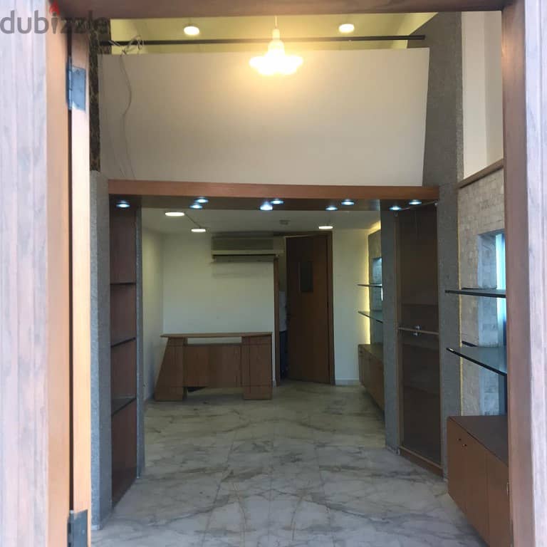 60 Sqm | Prime Location Shop + Mezanine For Rent In Sin El Fil 0