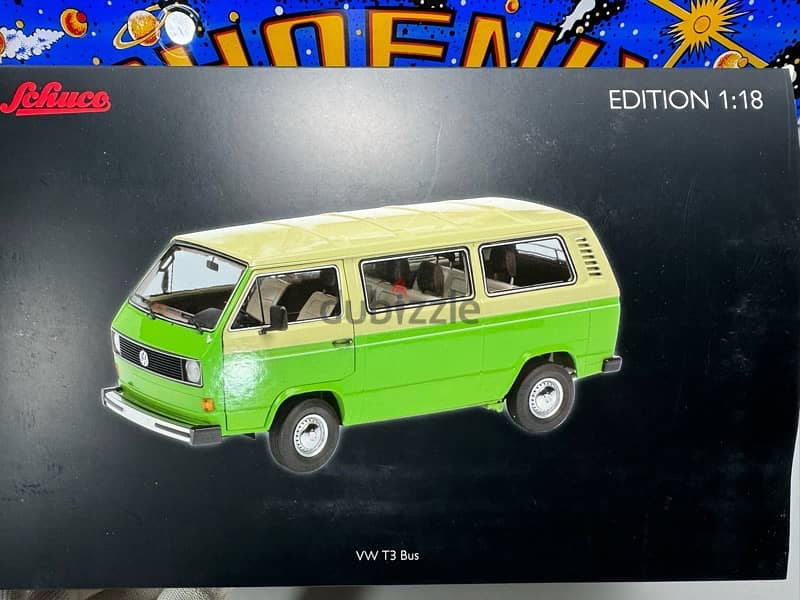 1/18 diecast VW T3 Bus Two Tone Green/Beige (NEW SHOP STOCK) 1