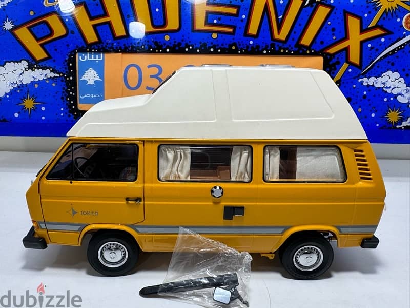 1/18 diecast VW T3 Joker with Hochdach (Raised Roof) by Schuco 5