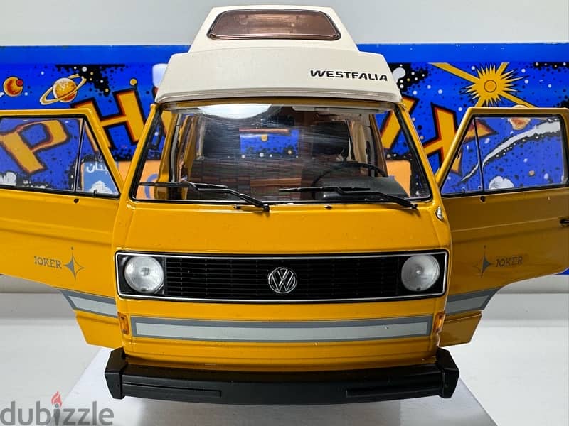 1/18 diecast VW T3 Joker with Hochdach (Raised Roof) by Schuco 7