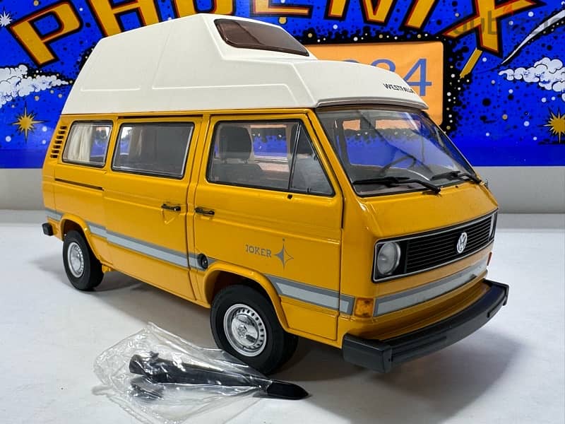 1/18 diecast VW T3 Joker with Hochdach (Raised Roof) by Schuco 12