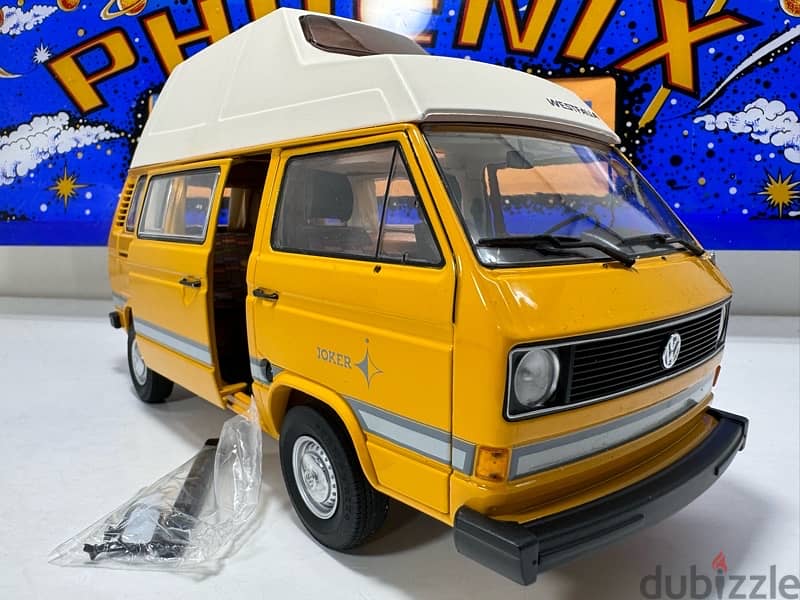 1/18 diecast VW T3 Joker with Hochdach (Raised Roof) by Schuco 15