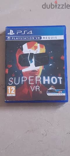 SUPERHOT VR CD for Psvr playstation vr ps4