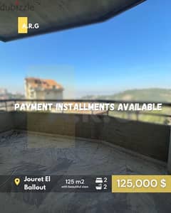 Apartment Jouret El Ballout for Sale- شقة جورة البلوط للبيع