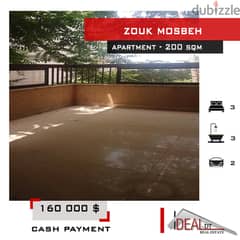 Apartment for sale in Zouk Mosbeh 200 sqm ref#RF902