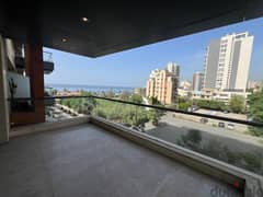 Full Sea View Apartment for Sale in Ain el Mraisseشقة مطلة على البحر