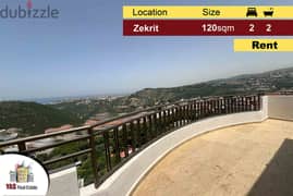Zekrit 120m2 | Rooftop | Excellent Condition | Rent | Killer View | NE