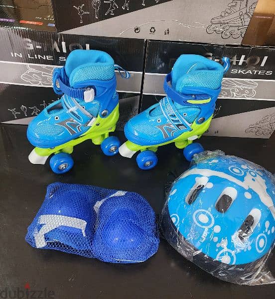 roller skates with helmet & protection available in all sizes 1