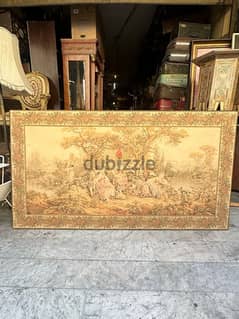 frensh aubusson tableau antique big size 180cmx1cmتابلو رائع جدا