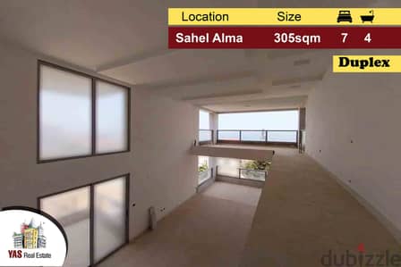 Sahel Alma 305m2 | 75m2 Garden | Duplex | Open View | IV |