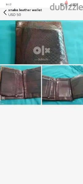 Genuine leather wallet 1