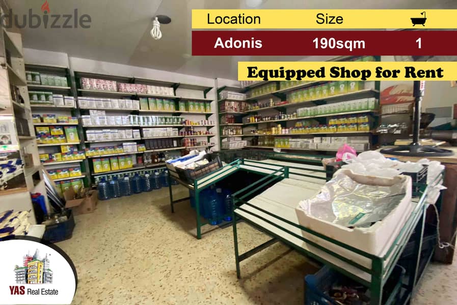 Adonis 190m2 | Rent | Equipped shop | Perfect investment | IV EL | 0