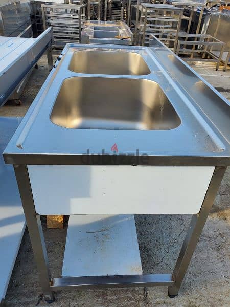 tables and sink stainless steel 304,316 13