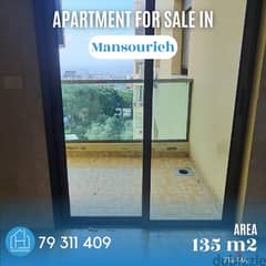 apartment for sale in Mansourieh new شقة للبيع في المنصورية جديدة