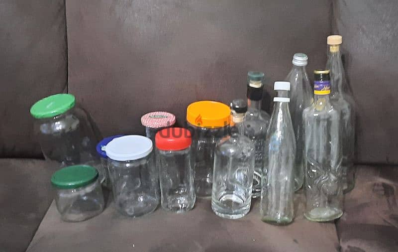 Empty jars and bottles. all sizes available 0