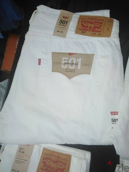 White Original Levi's 501  jeans all  sizes 0