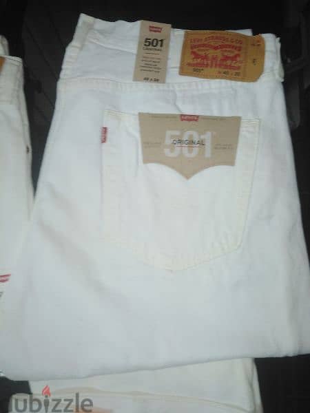 White Original Levi's 501  jeans all  sizes 1