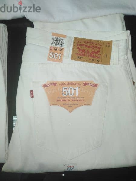 White Original Levi's 501  jeans all  sizes 2