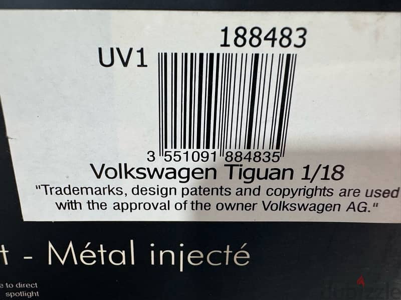 1:18 diecast Volkswagen Tiguan by Norev (Promo price) 10