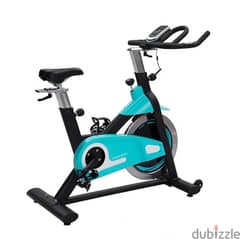 Spinning bike belt driving system