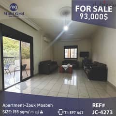 Apartment for Sale in Zouk Mosbeh, JC-4273, شقة للبيع في ذوق مصبح
