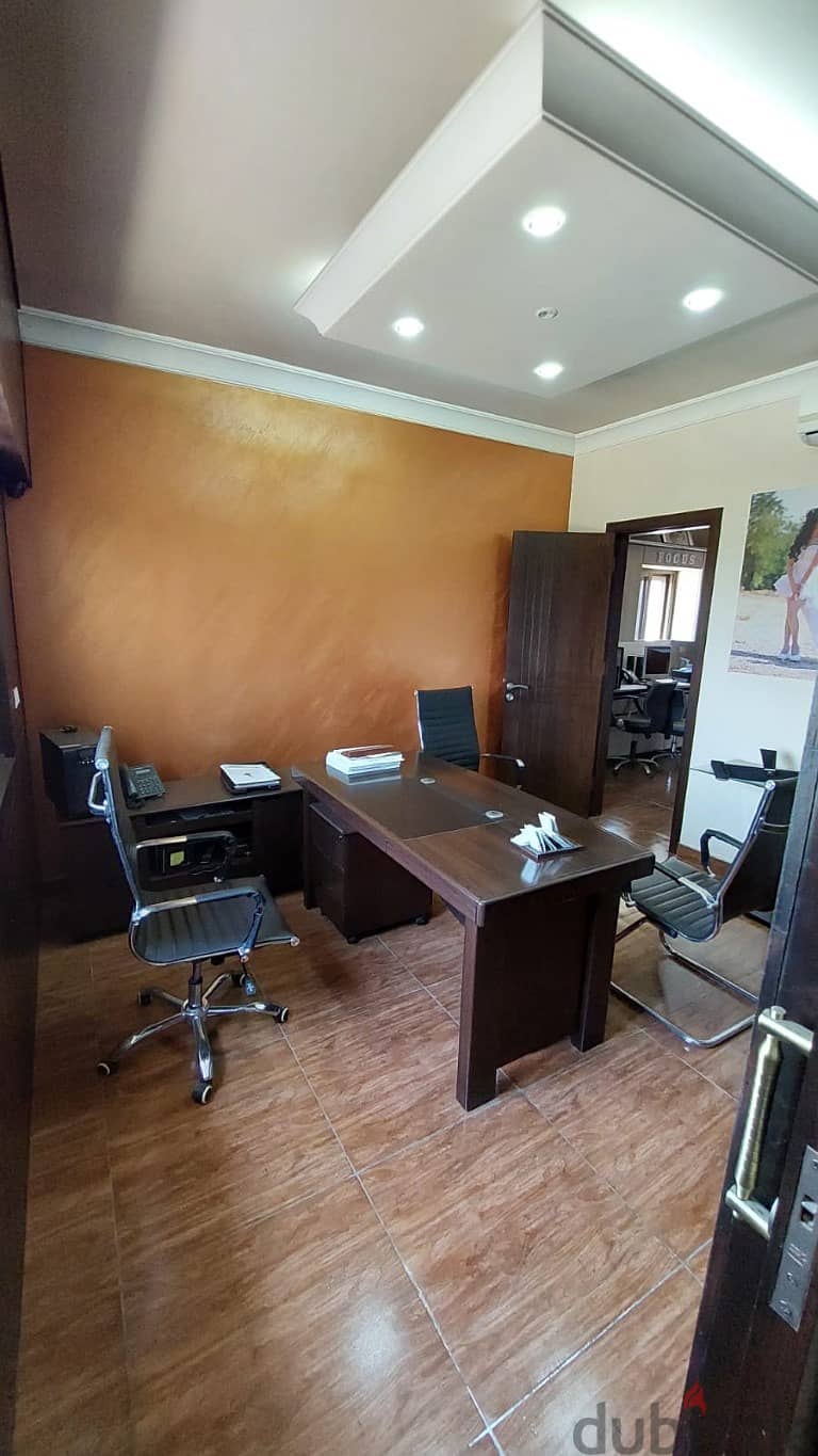 120 Sqm | Furnished & Decorated Offices For Rent In Ksara Zahle 7