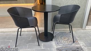 Used metal chairs and tables excellent condition