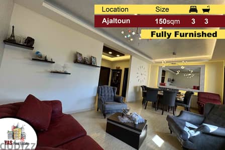 Ajaltoun 150m2 | Fully Furnished | Open View | Luxurious | Catch | WA|