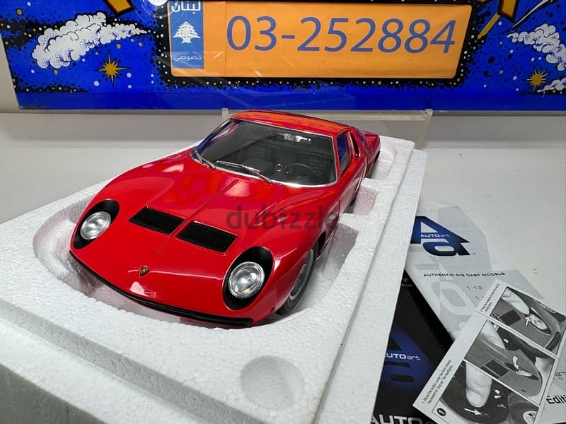 1/18 diecast Autoart Lambo Miura SV (DISCONTINUED NEW) PROMO PRICE 4