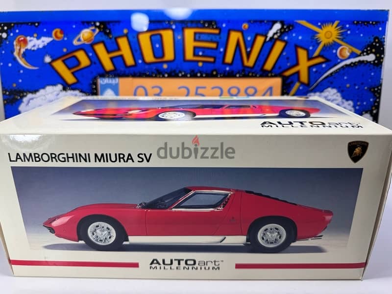 1/18 diecast Autoart Lambo Miura SV (DISCONTINUED NEW) PROMO PRICE 9