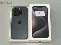 IPhone 15 Pro 128Gb Open box not used still new cycle 8 with warranty