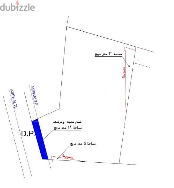 700m² | Land for sale in bsalim 1