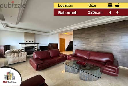 Ballouneh 225m2 | Ultra Prime Location | Astonishing View | MY |