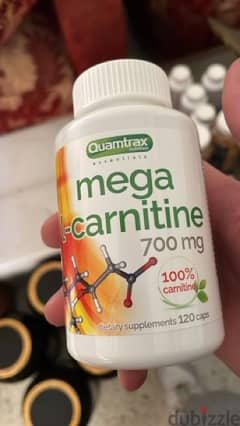 Mega L-Carnitine By Quamtrax (120 caps) (30 Days supply)