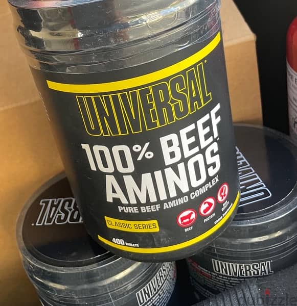 Universal Nutrition Beef Aminos (Amino Acid) 400 caps 0