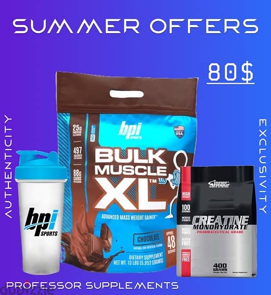 BPI Sports Bulk Muscle XL  Mass Gainer (48 Servings) 6 kg 2