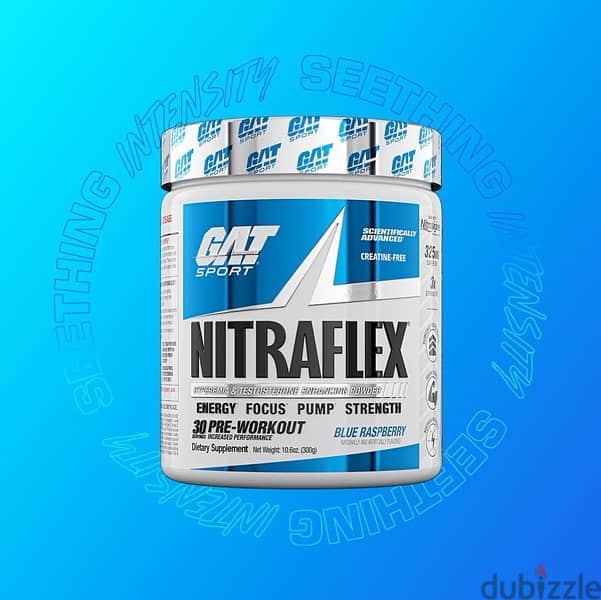 GAT Nitraflex (Preworkout + Test Booster) 30 Servings 0