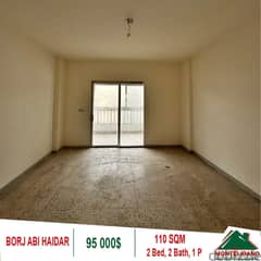 95,000$!!! Apartment for sale located in Borj Abi Haidar