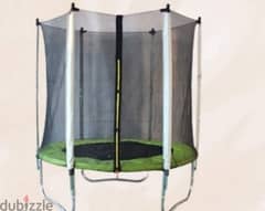 trampoline Size 140 cm color green