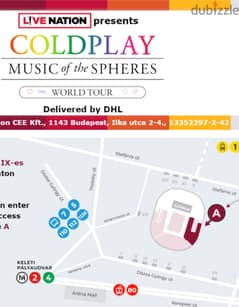 2 Coldplay Tickets in Budapest