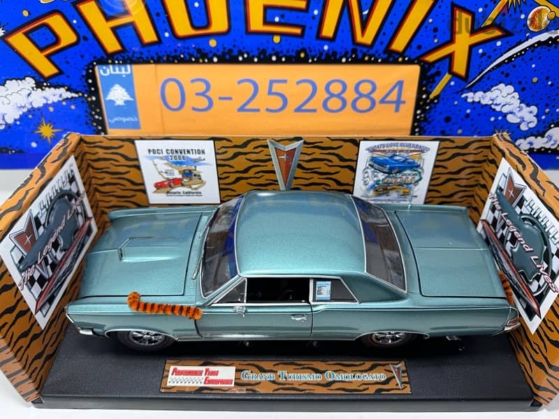 1/18 diecast Pontiac GTO 1965 HURST (Limited 600) RARE by PYE 15