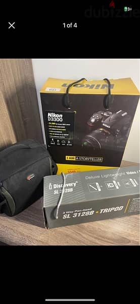 Nikon D3300 Camera with Tripod