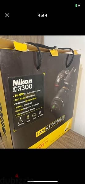 Nikon D3300 Camera with Tripod 3