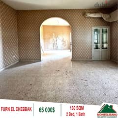 65000$!! Apartment for sale located in Furn Chebbak