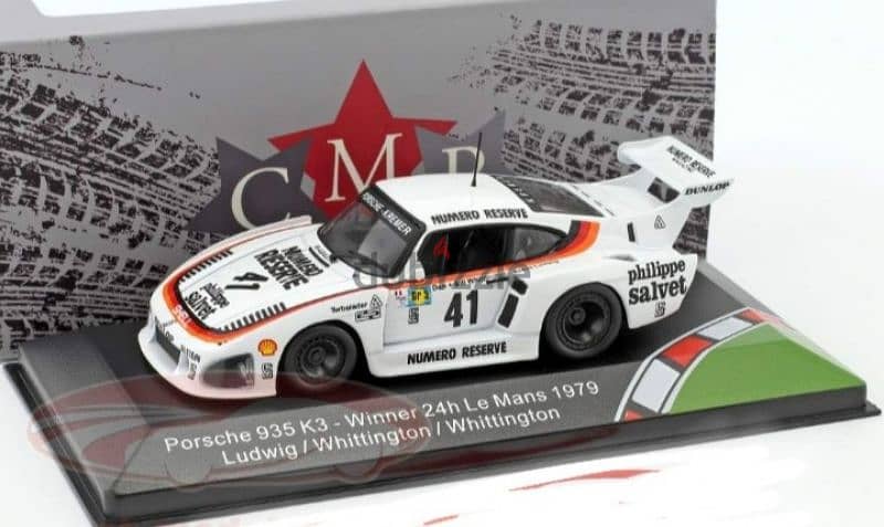 Porsche 935 K3 )1979) diecast car model 1;43. 0