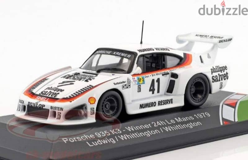 Porsche 935 K3 )1979) diecast car model 1;43. 1