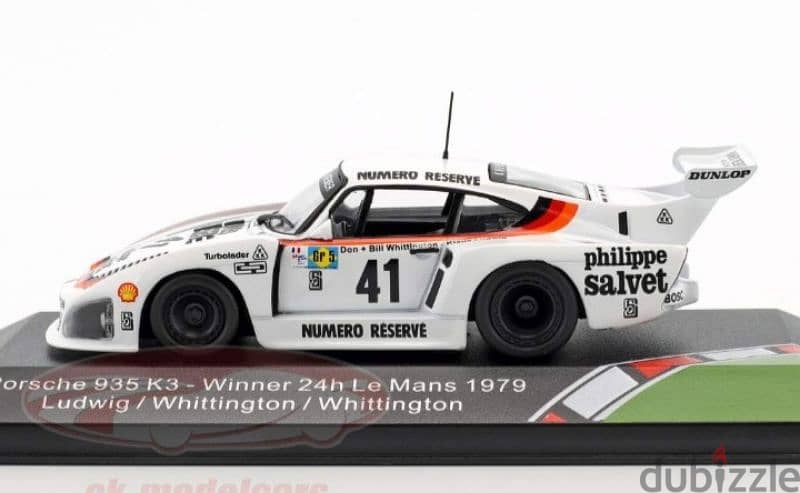 Porsche 935 K3 )1979) diecast car model 1;43. 2