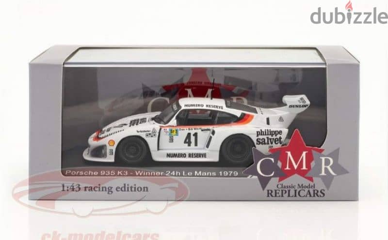 Porsche 935 K3 )1979) diecast car model 1;43. 5